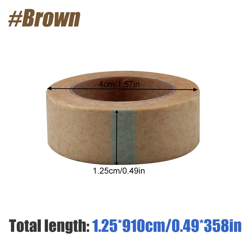 10-Roll Non-Woven Nose Tape | Rhinoplasty & Wound Care Medical Adhesive Tape Peaceful Pleasures Health and Wellness Brown-1.25cm-10PCS