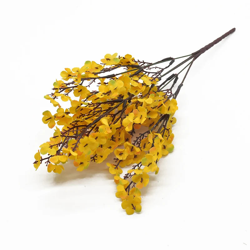 Silk Artificial Plum Blossom Bouquet | Wedding & Home Decor