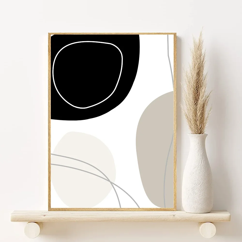 Abstract Bohemian Canvas Wall Art Poster | Aesthetic Home Décor Canvas Wall Art Peaceful Pleasures Health and Wellness 16 50x70cm