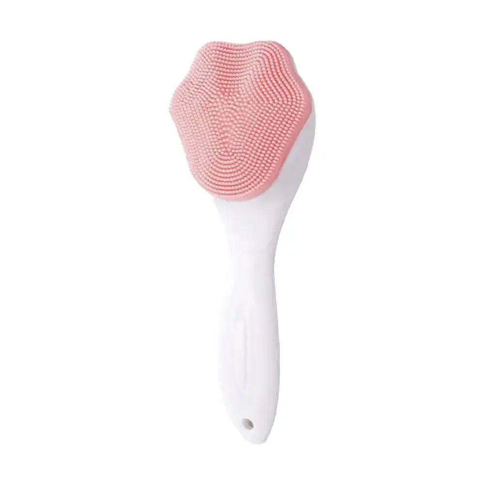 Silicone Face Scrubber & Exfoliator Brush – Deep Pore Cleansing Peaceful Pleasures Health and Wellness pink