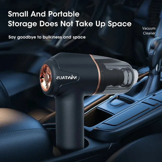 Wireless Handheld 3-in-1 Car Vacuum Cleaner Over 15KPa Strong Suction Rechargeable Portable Cordless with LED Light for Home Pet Peaceful Pleasures Health and Wellness