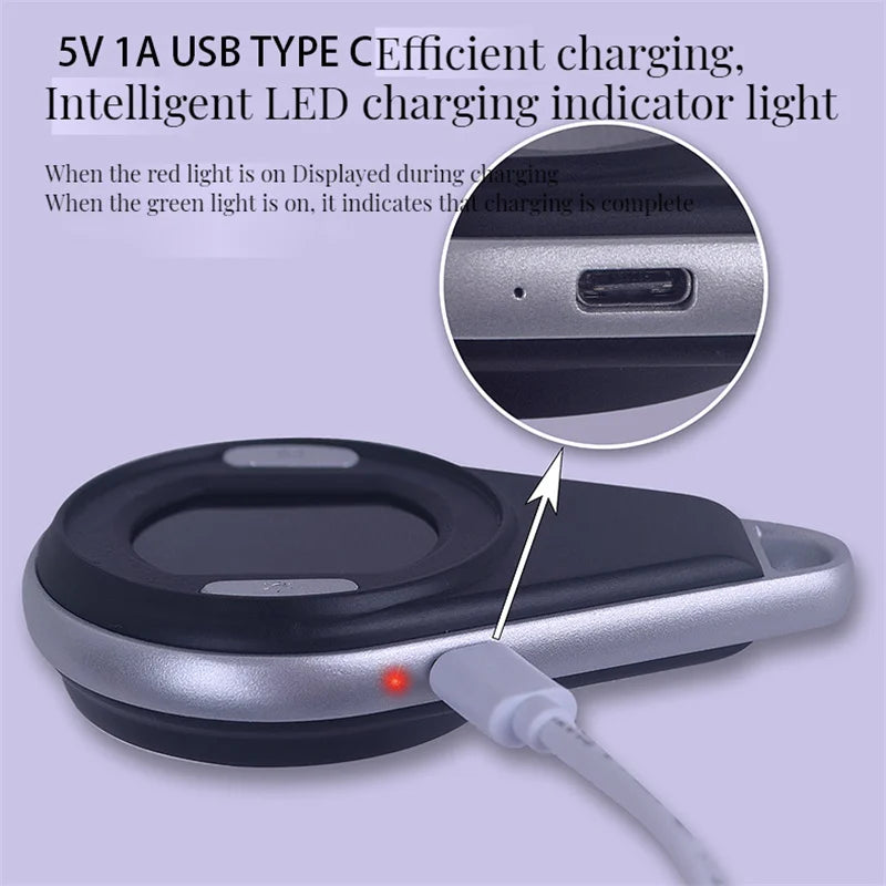 Digital Display Frequency Magnifying Glass 60/80/100X with Three Multiples Switching Portable Microscope Peaceful Pleasures Health and Wellness