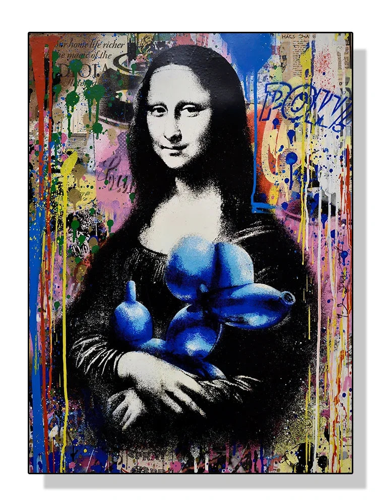 Banksy Graffiti Pop Art Canvas Wall Print | Street Art Poster