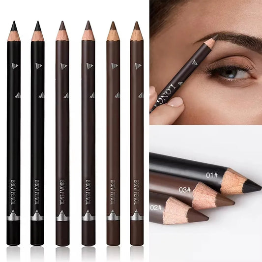 Waterproof Eyebrow Pencil Set 6 or 12 Pcs – Natural Colors Eyebrow Pencil Set Peaceful Pleasures Health and Wellness