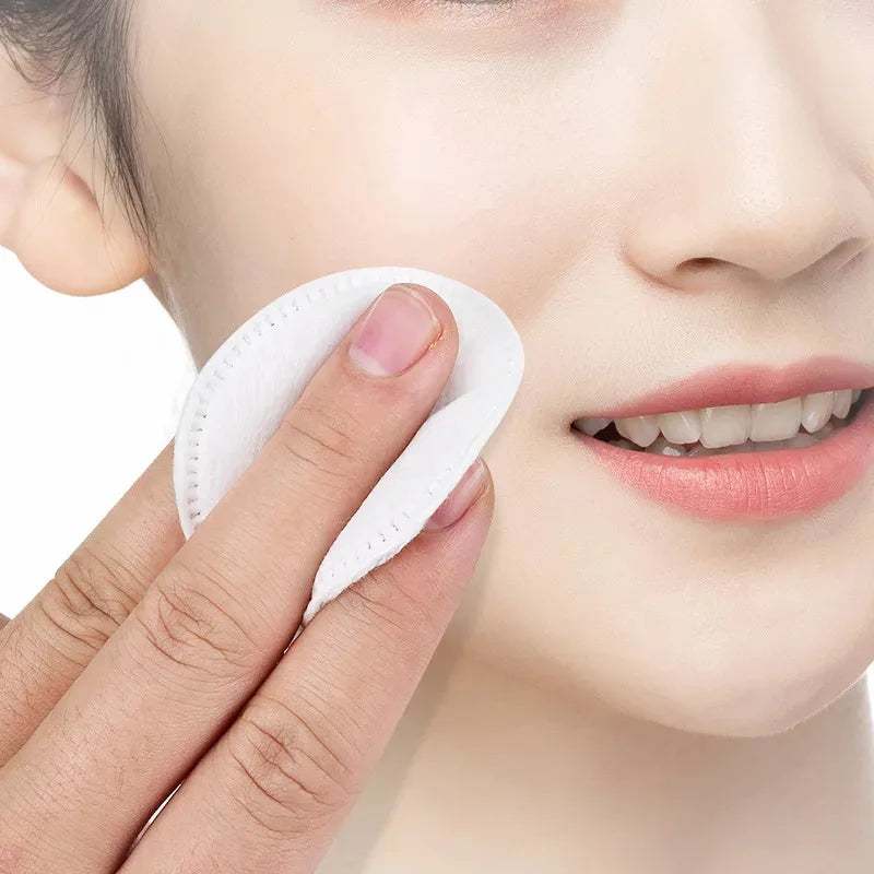 100-Pack Cotton Rounds – Soft Makeup Remover & Nail Cleaning Pads
