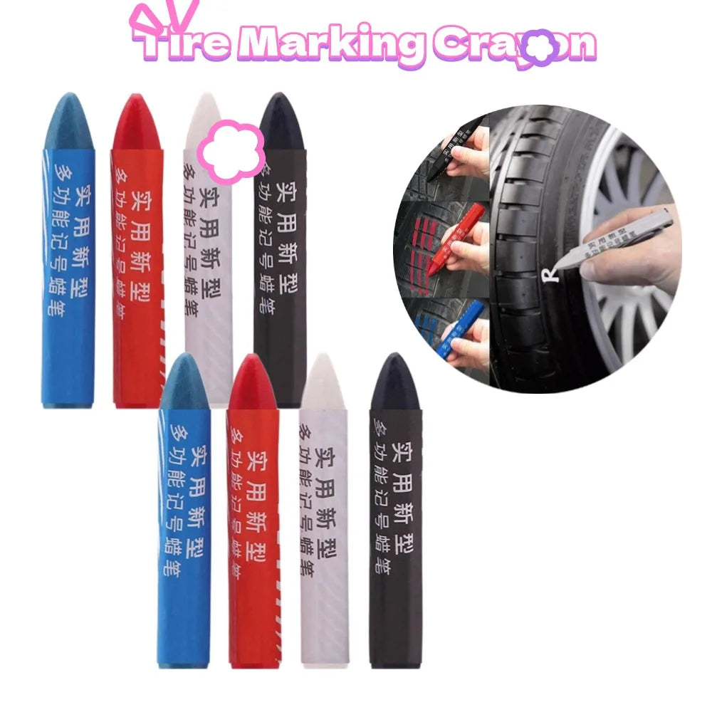 Portable Tire Marking Crayon - Lightweight and Waterproof Peaceful Pleasures Health and Wellness