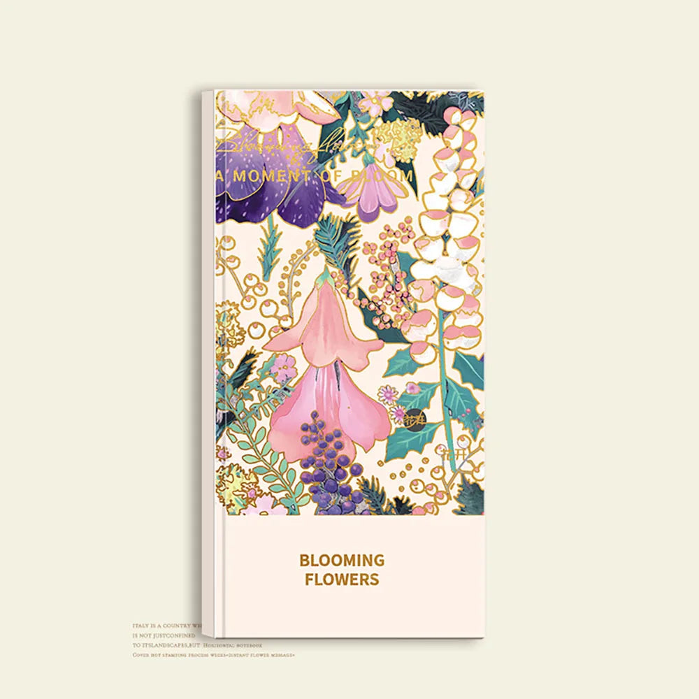 Horizontal Hardcover Notebook Thickened Paper High-end Stationery