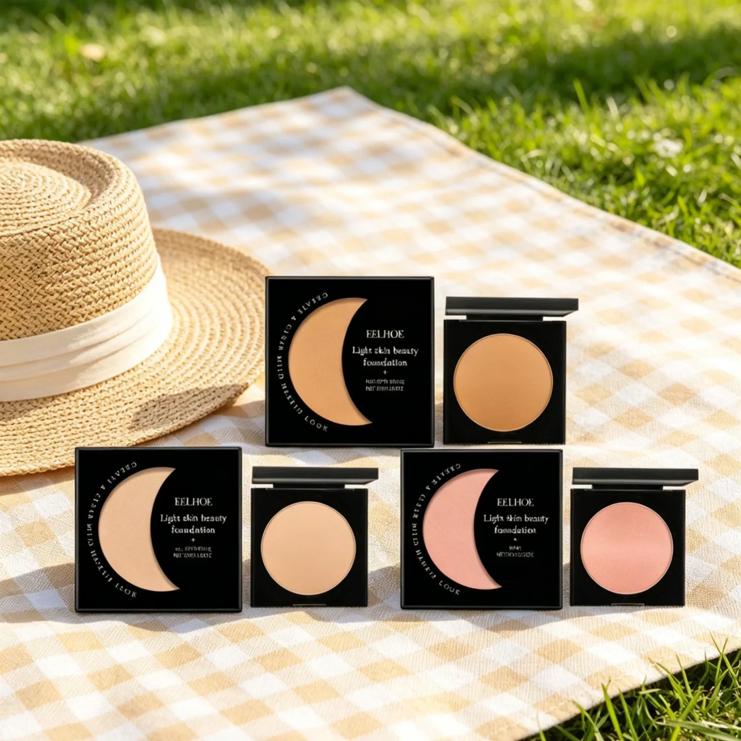 EELHOE Foundation Powder – Waterproof, Long-Lasting Coverage