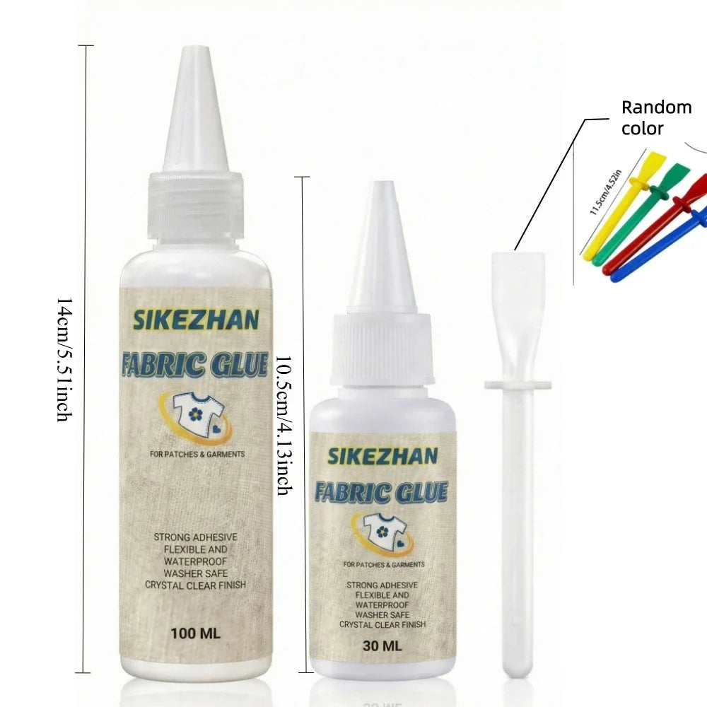 Strong Fabric Glue Kit – Washable, Waterproof No-Sew Adhesive