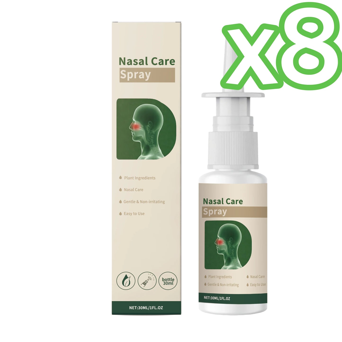 Plant-Based Nasal Cleaning Spray – Congestion & Mucosa Relief
