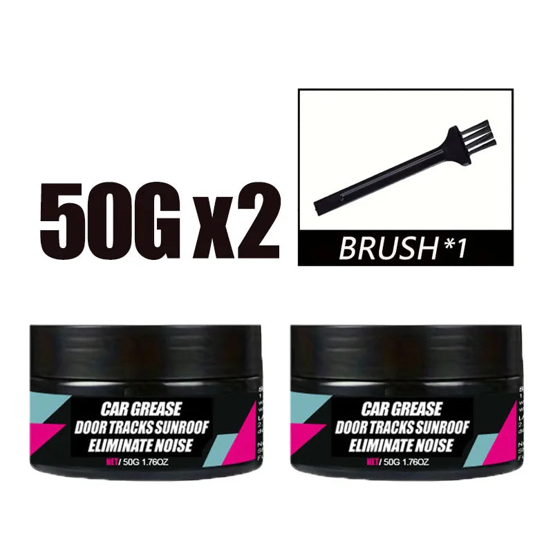 Car & Home Lubricant Grease Car Sunroof Track Lubricating Rubber Seal Repair Maintenance Lubrication Grease Polish Tools Peaceful Pleasures Health and Wellness 100G China Mainland