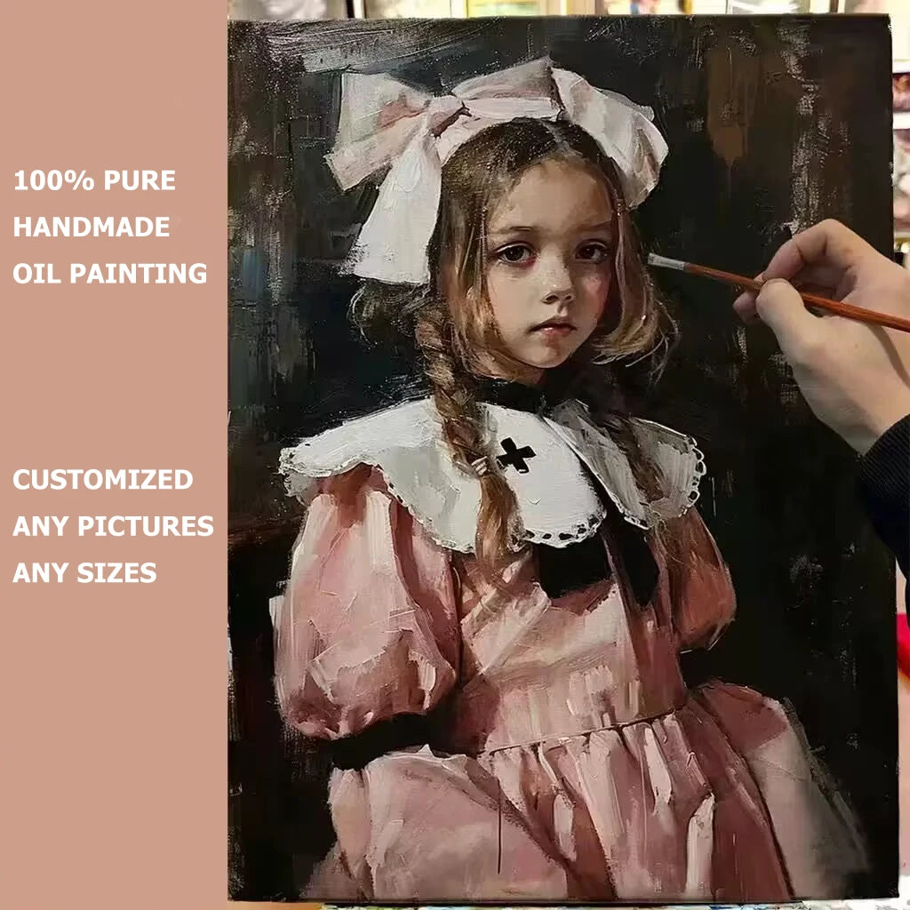 Customize pictures on the Wall Poster High Quality Pure Handmade Oil Painting On Canvas For Home Decor living room bedroom Peaceful Pleasures Health and Wellness No frame customized sizes
