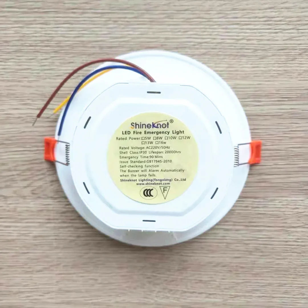 SHINEKNOT LED Emergency Downlight | Built-In Battery Backup