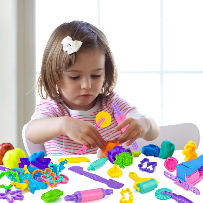 Plasticine Mold Kids DIY Craft Toys Accessories Cartoon Dinosaur