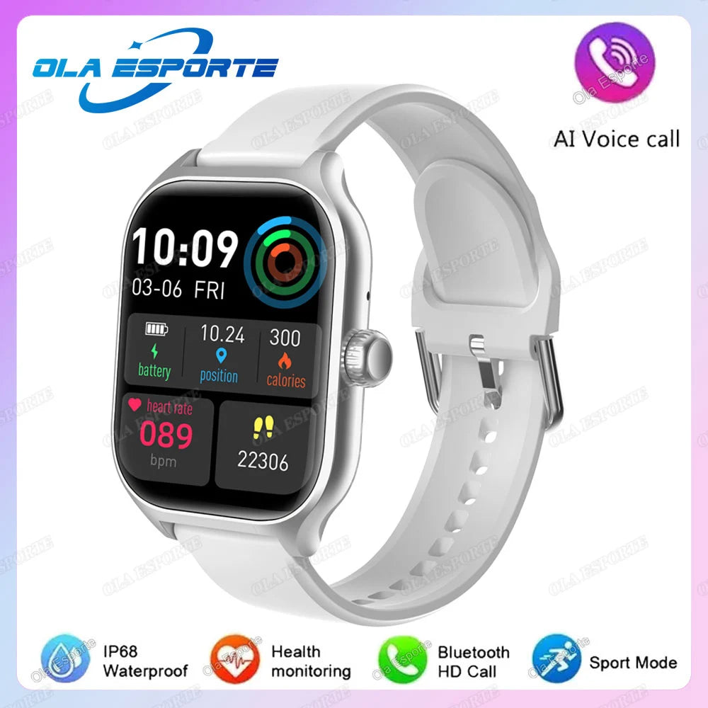 Sports Smart Watch – Bluetooth Call, Heart Rate & Fitness Tracker