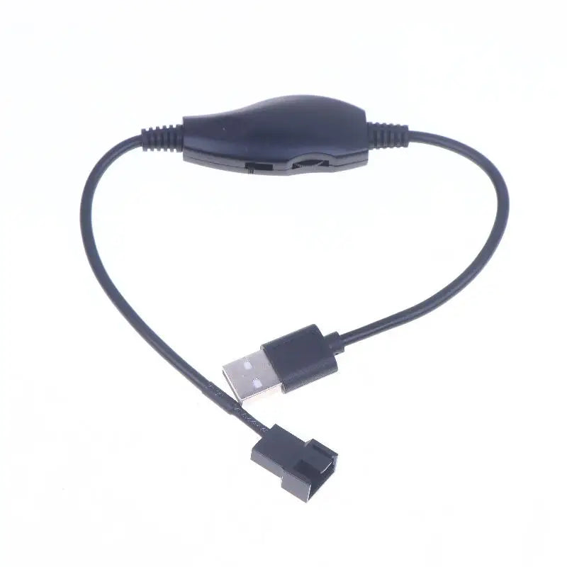 USB to 4-Pin PWM Fan Adapter Cable – 5V to 12V Boost