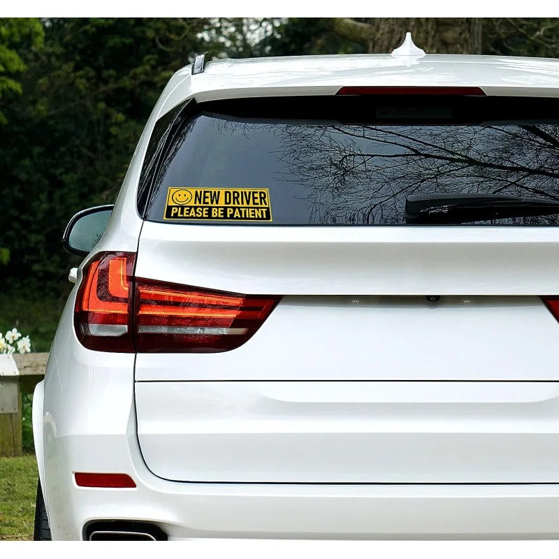 New Driver Please Be Patient Car Sticker Decal Set – 3 PCS