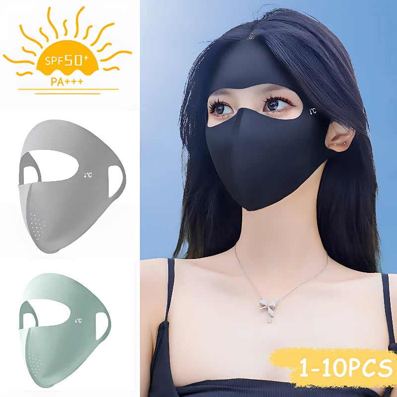 UV Full Face Mask – Breathable Sun Protection for Cycling & Travel