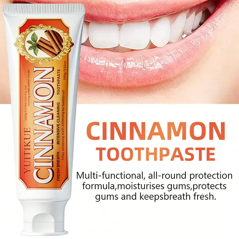 Cinnamon Toothpaste – Gum Protection & Fresh Breath | 100g Natural Toothpaste Peaceful Pleasures Health and Wellness