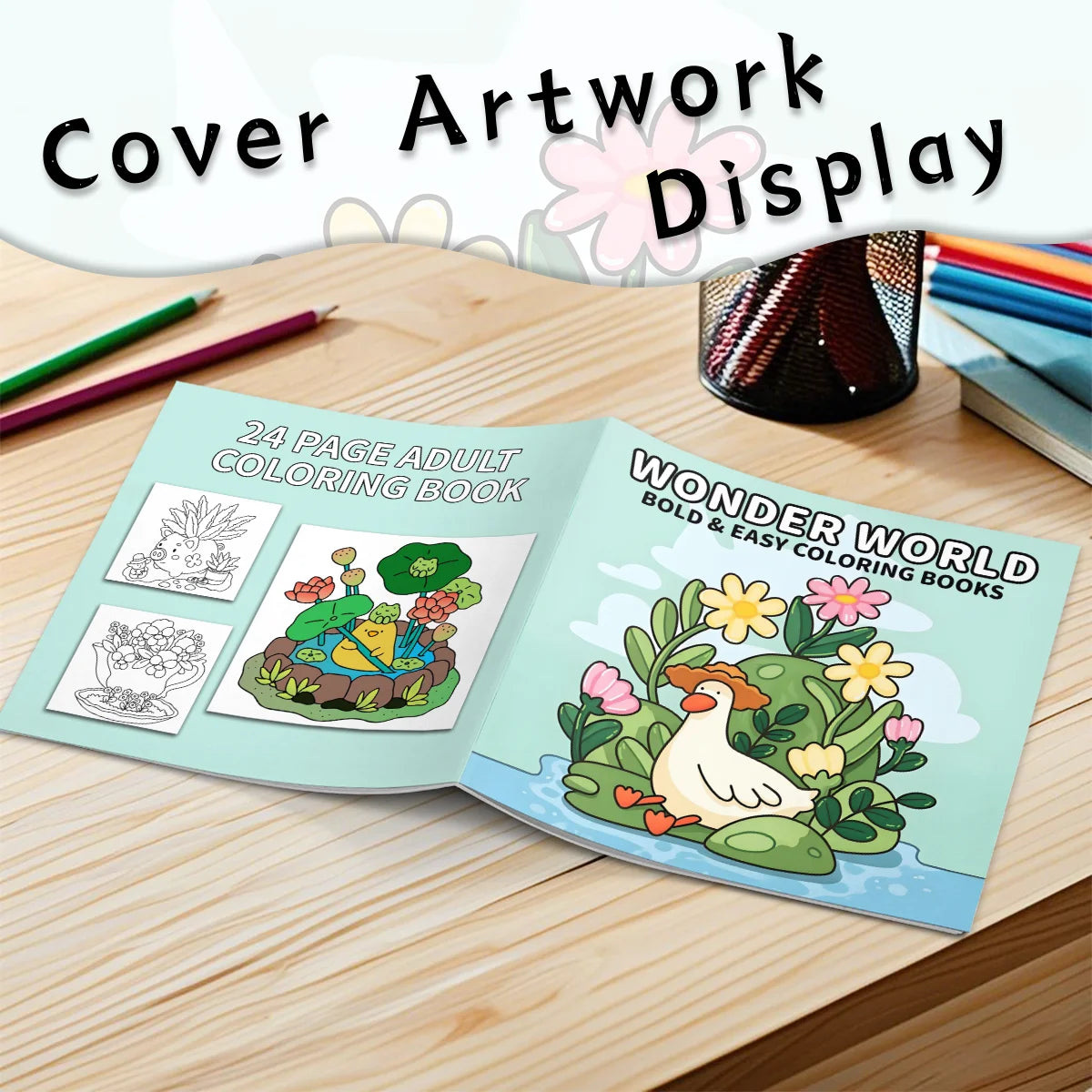 Bview Art Magical Ponds Adult Coloring Book Fantasy Summer Designs