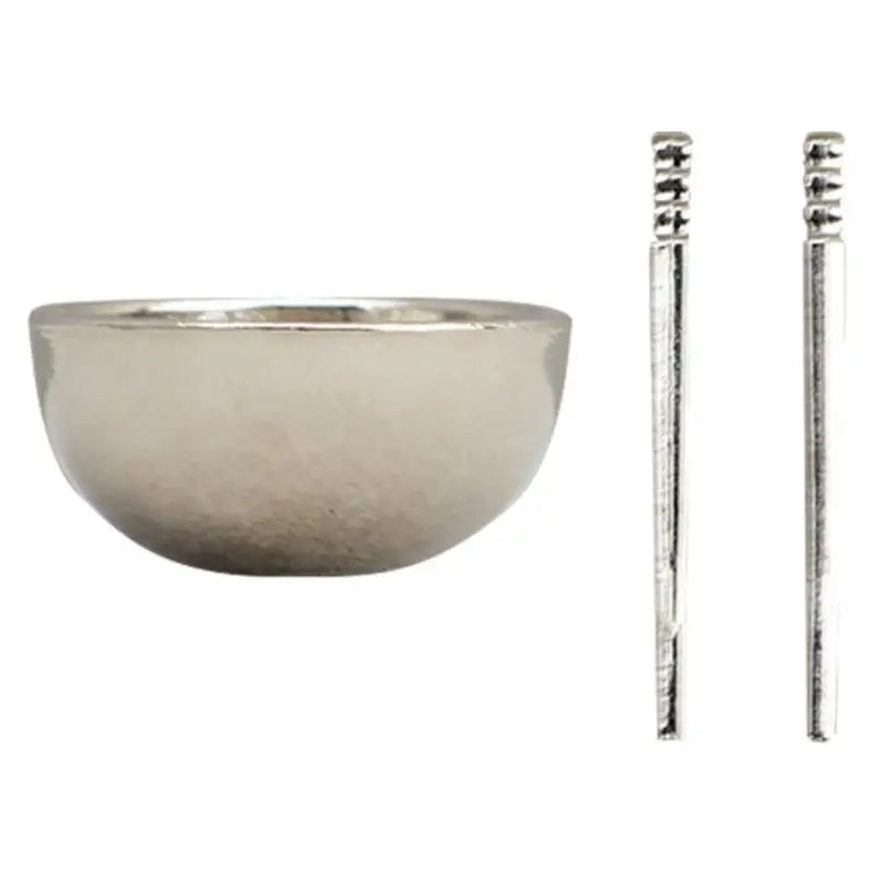 1/12 Miniature Bowl & Chopsticks Dollhouse Tableware Set