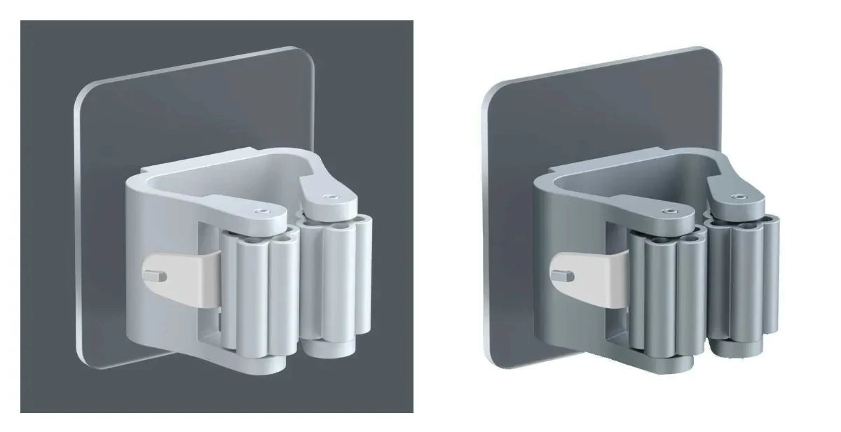 Wall-Mounted Mop & Broom Holder Hooks | 2/4 PCS Storage Rack