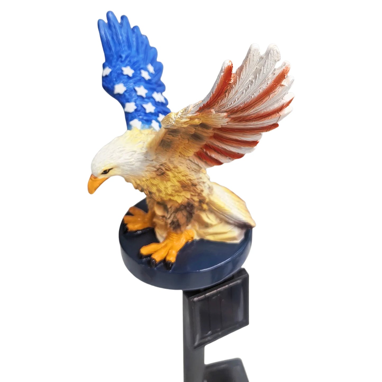 Solar Eagle Garden Light Waterproof Solar Powered Eagle Figurine Stake Lights 4th of July Decoration for Lawn Patio Yard Peaceful Pleasures Health and Wellness Style B