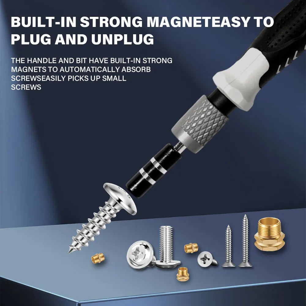NEW 115 in 1 Magnetic Precision Screwdriver Set - Complete Repair Hand Tool Kit for Computer Laptop Phone and Electronic Devices Peaceful Pleasures Health and Wellness