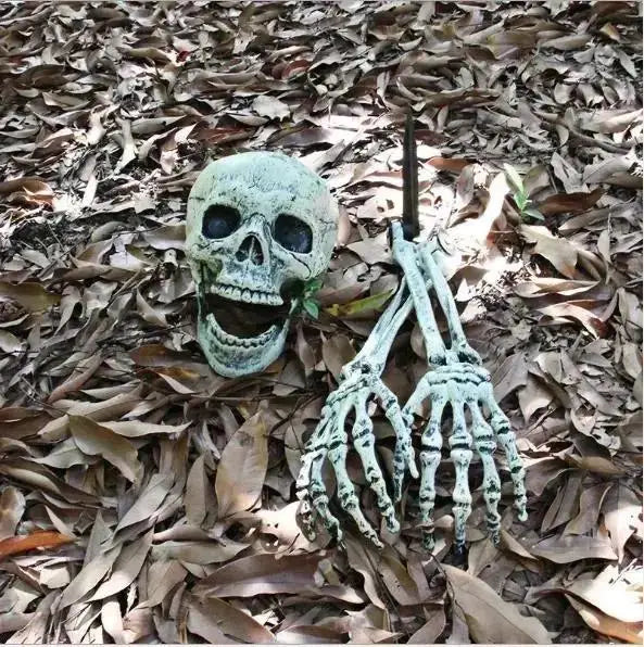 Garden Decoration Holiday Skull Bone Props Ground Breaking Horror