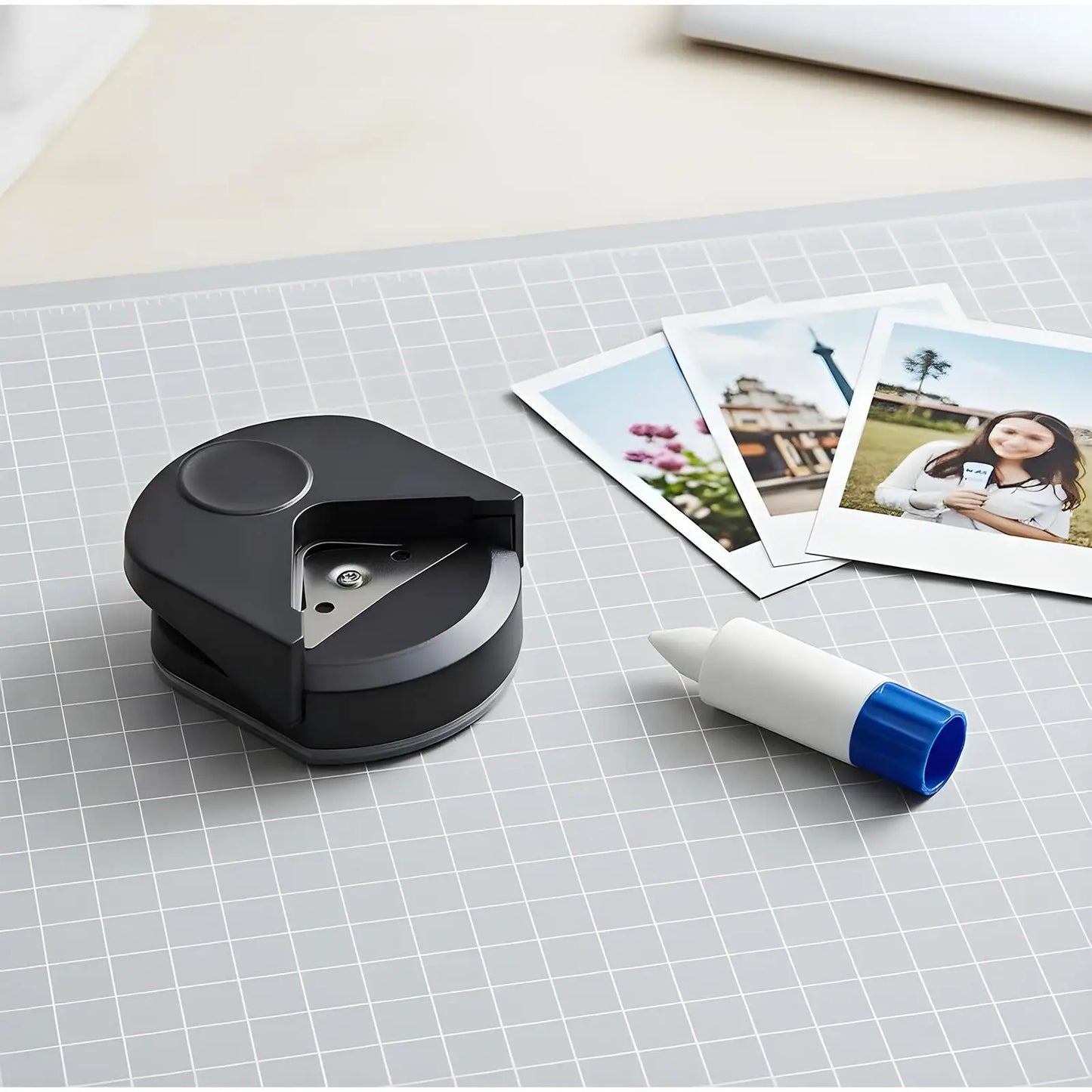 R4mm Corner Rounder Punch Portable Round Corner Cutter Professional Edge Rounding Tool for Paper Craft, Cardstock Photo Laminate Peaceful Pleasures Health and Wellness