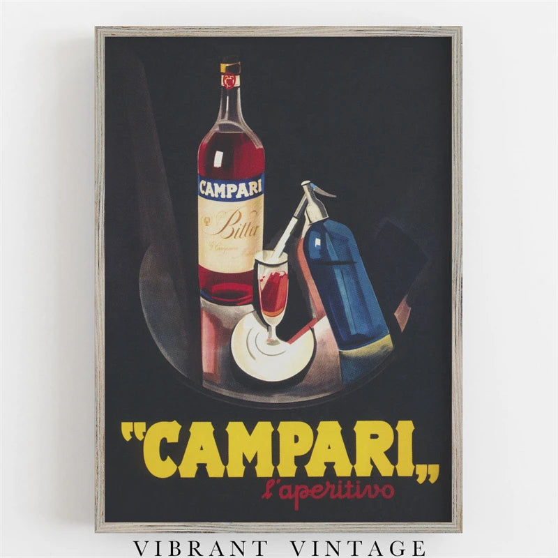 Vintage Beer and Cigarette Rodeo Poster Print Canvas Painting Wall Art Picture for Retro Bar Living Room Home Decoration Peaceful Pleasures Health and Wellness
