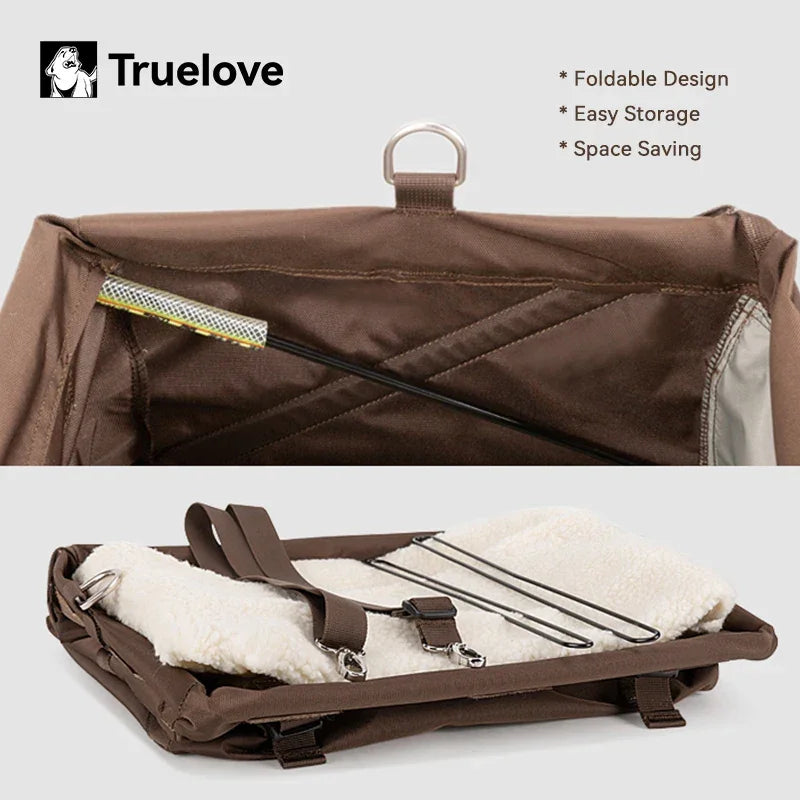 Truelove Dog Car Seat Bed Foldable Washable Pet Booster Seat for Small Dogs Cats Travel Carrier for Small Dogs Cats TLX7971 Peaceful Pleasures Health and Wellness