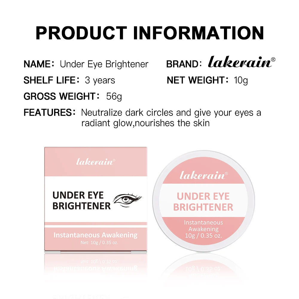 Eye Brightening White Skin Cover Dark Dark Circles Under Eye Law Fine Lines Are Suitable For European USA Girls Eye Cosmetics Peaceful Pleasures Health and Wellness