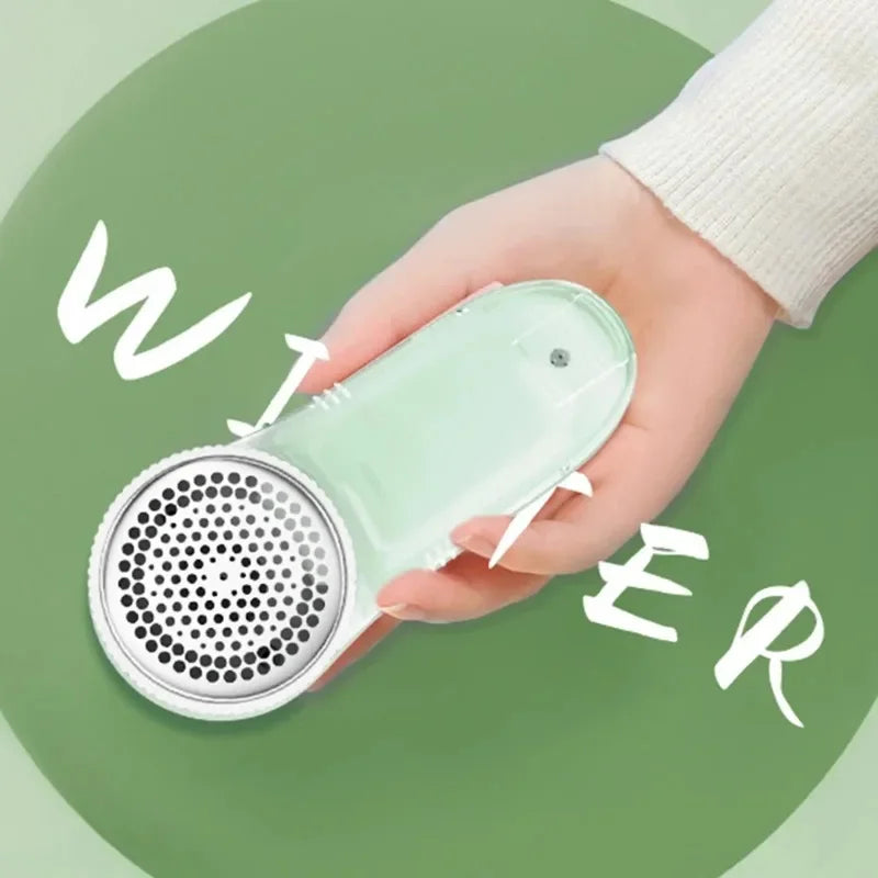 USB Electric Lint Remover & Fabric Shaver – 3-Blade Defuzzer