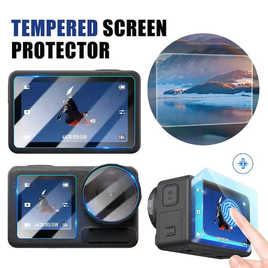 for DJI Action 6 Screen Empered Film DJI Osmo Action 6 Glass Film Curved Edge Film Sports Camera Accessories Peaceful Pleasures Health and Wellness