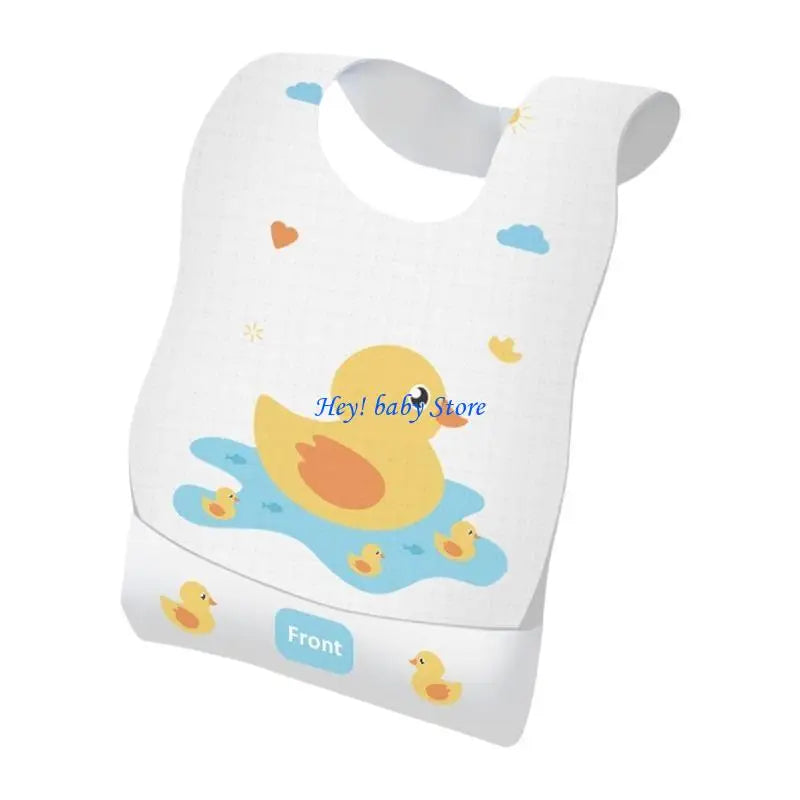 Disposable Baby Bibs & Burp Cloths for Infants & Toddlers 10pk