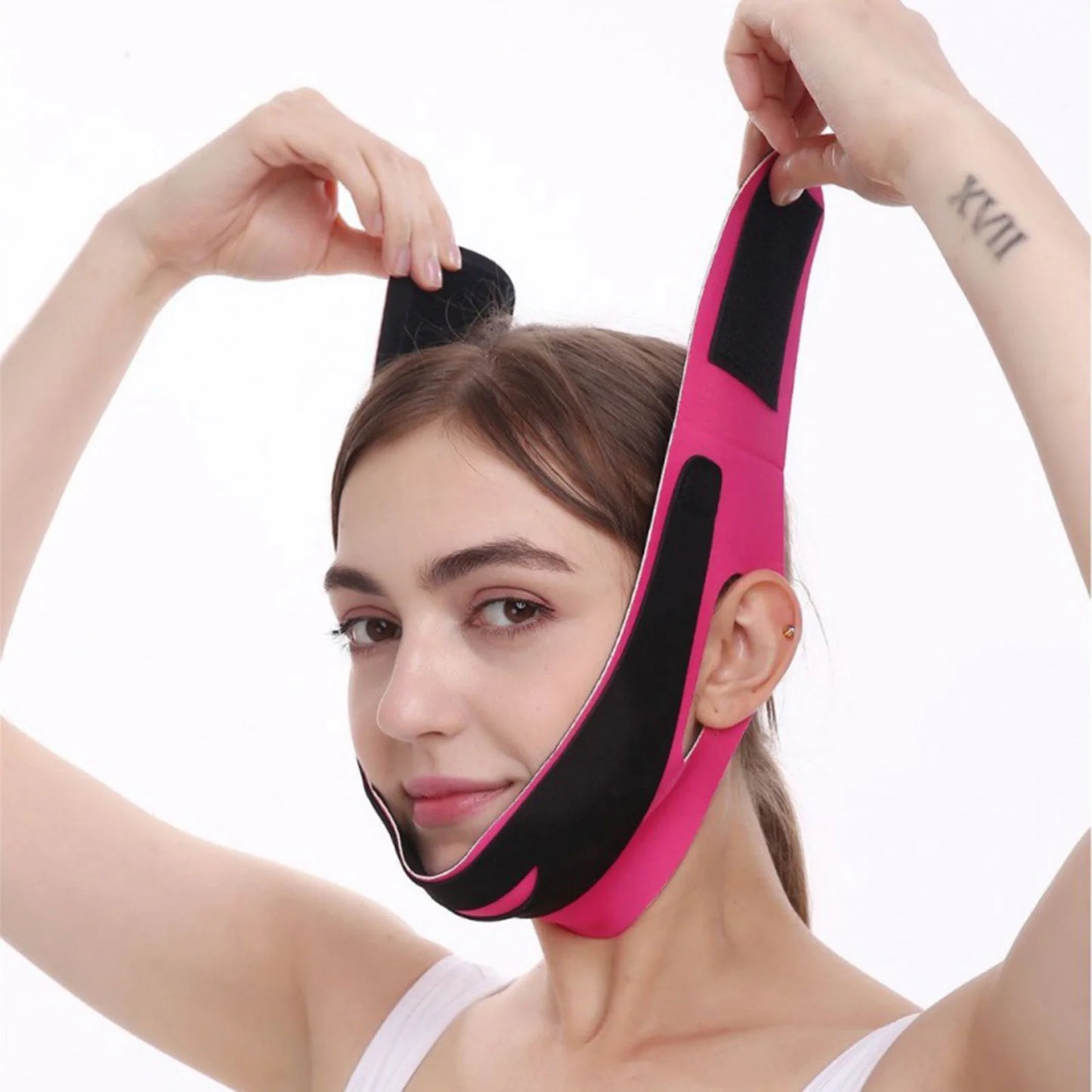 Anti Snoring Chin Strap for Women Adjustable Instant Face Slimmer for Men and Women Better Sleep Peaceful Pleasures Health and Wellness