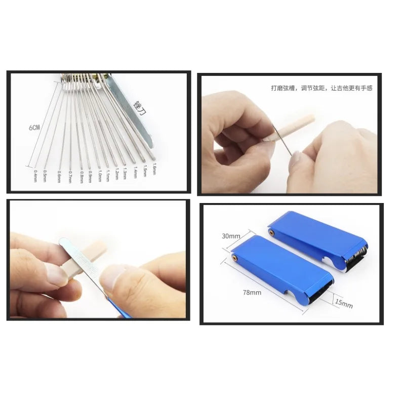Guitar String Pillow Sanding Knife Piano File Upper Tool Electric Slot