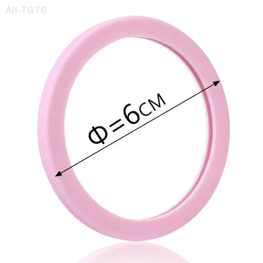 Mini Round Silicone Compact Mirror | Portable Pocket Makeup Mirror Compact Makeup Mirror Peaceful Pleasures Health and Wellness