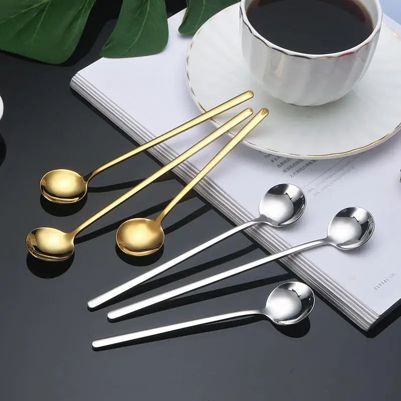 10-Piece Stainless Steel Coffee Spoons Set | Teaspoons & Dessert