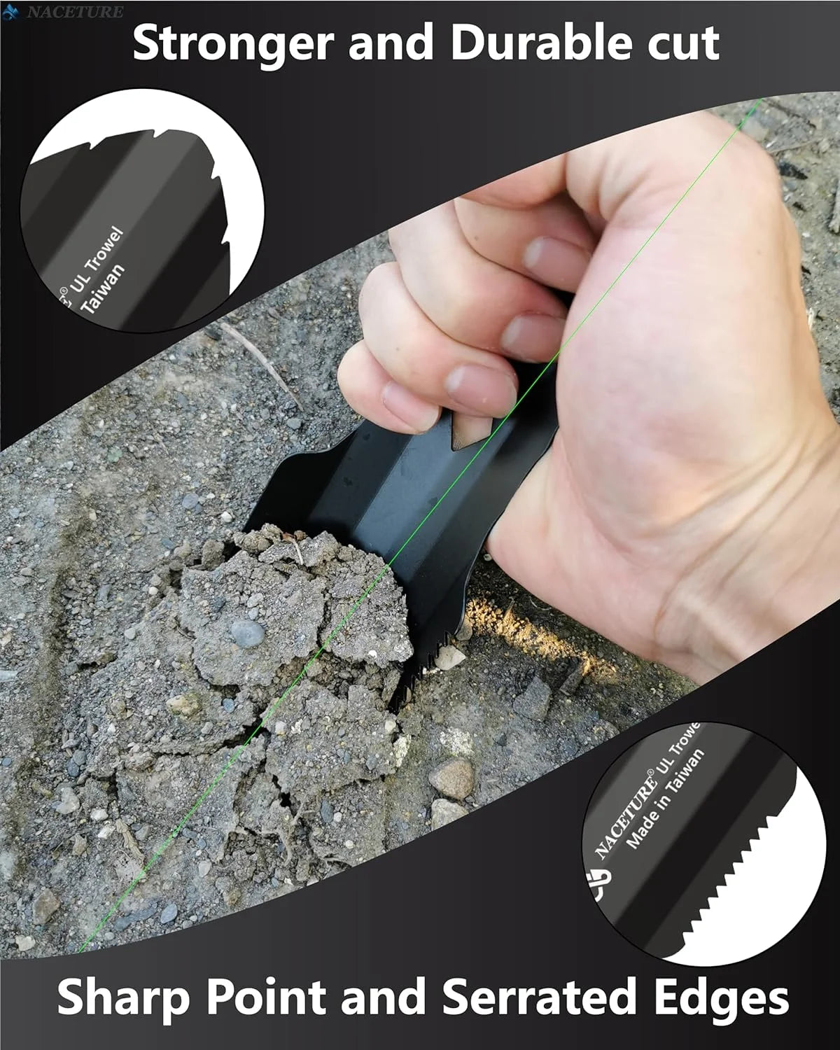 Ultralight Camping Trowel Backpacking Portable Aluminum Shovel Small