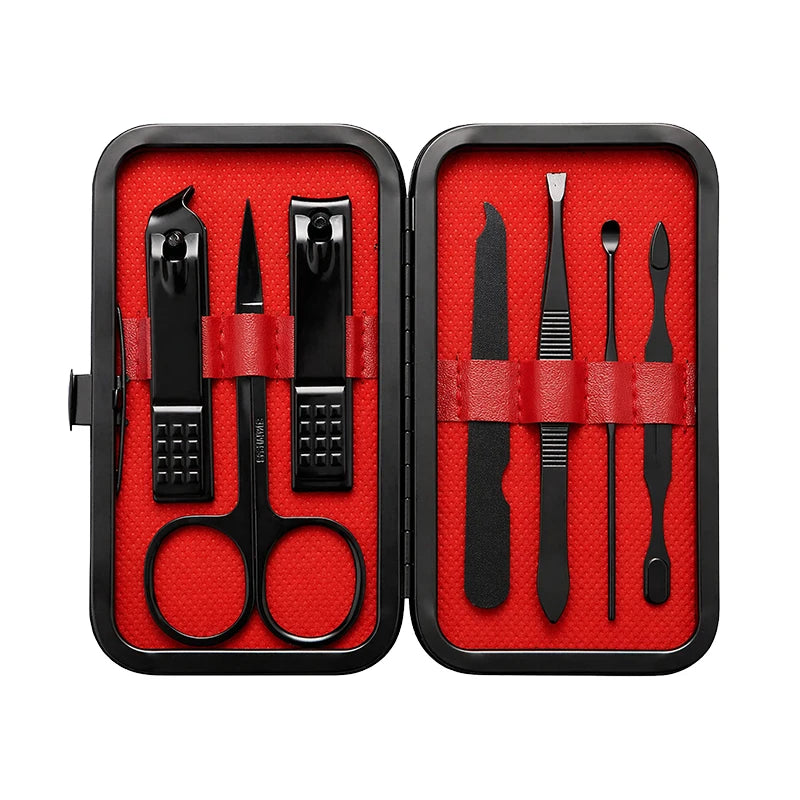 7-Piece Nail Clipper Set with Travel Case | Stainless Steel