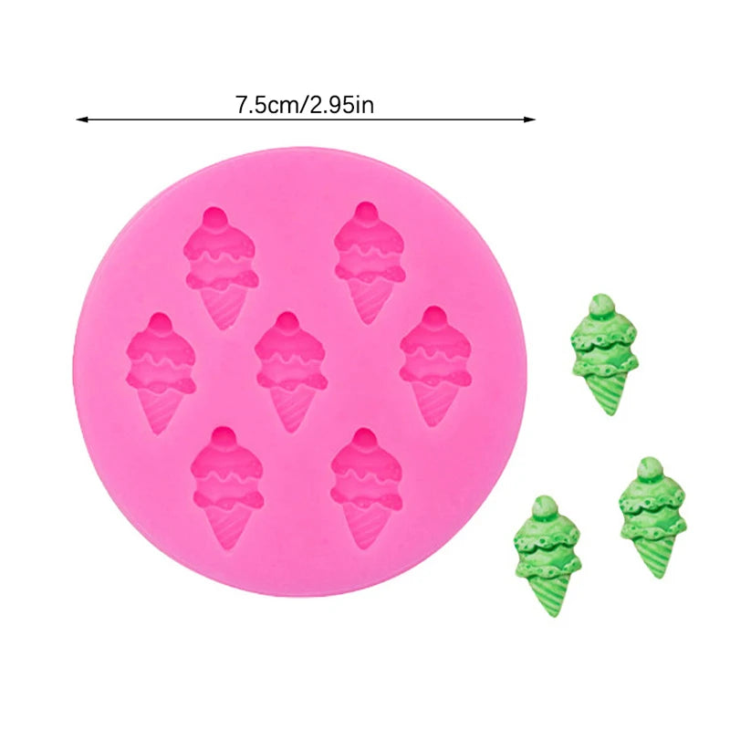Mini Star & Heart Silicone Fondant Mold | Cake Decorating