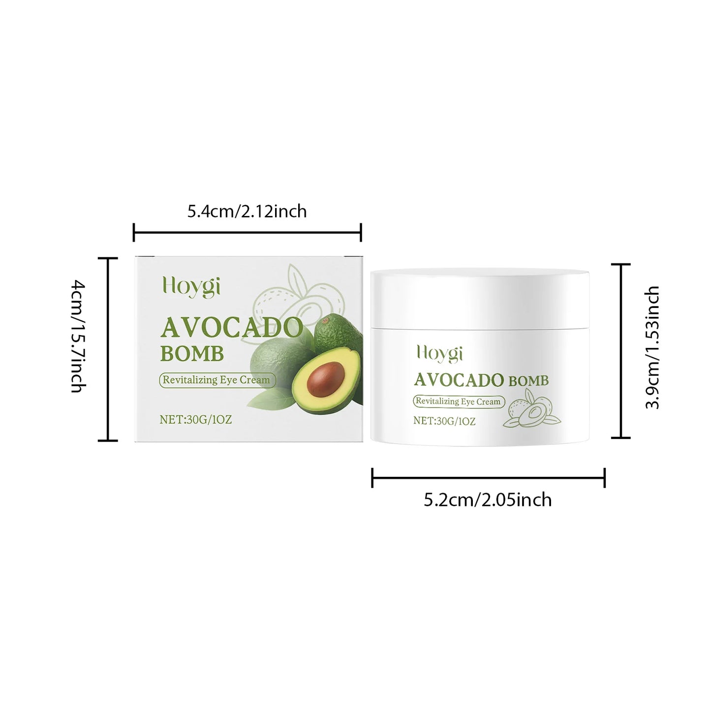 Avocado Eye Cream – Anti-Aging, Dark Circles & Puffiness
