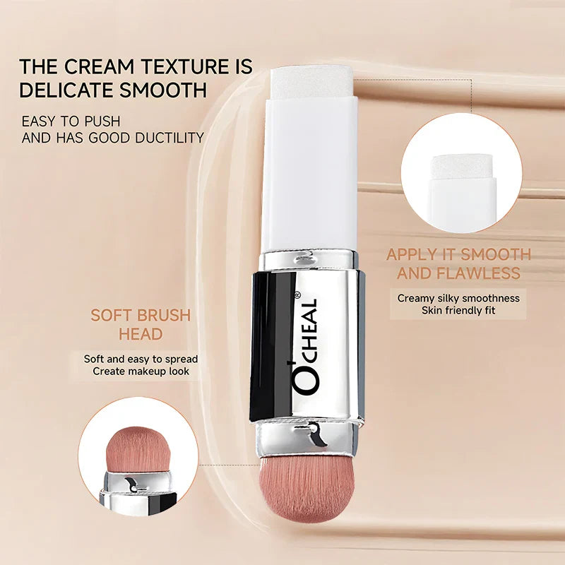 O'CHEAL Color-Changing Foundation Stick | Matte & Waterproof
