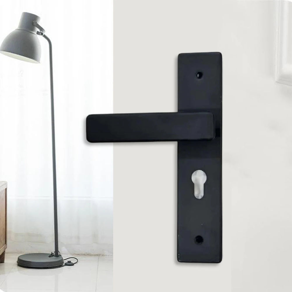 Door Handle Lock Silent Bearing Key Stylish Easily Use Home Bedroom