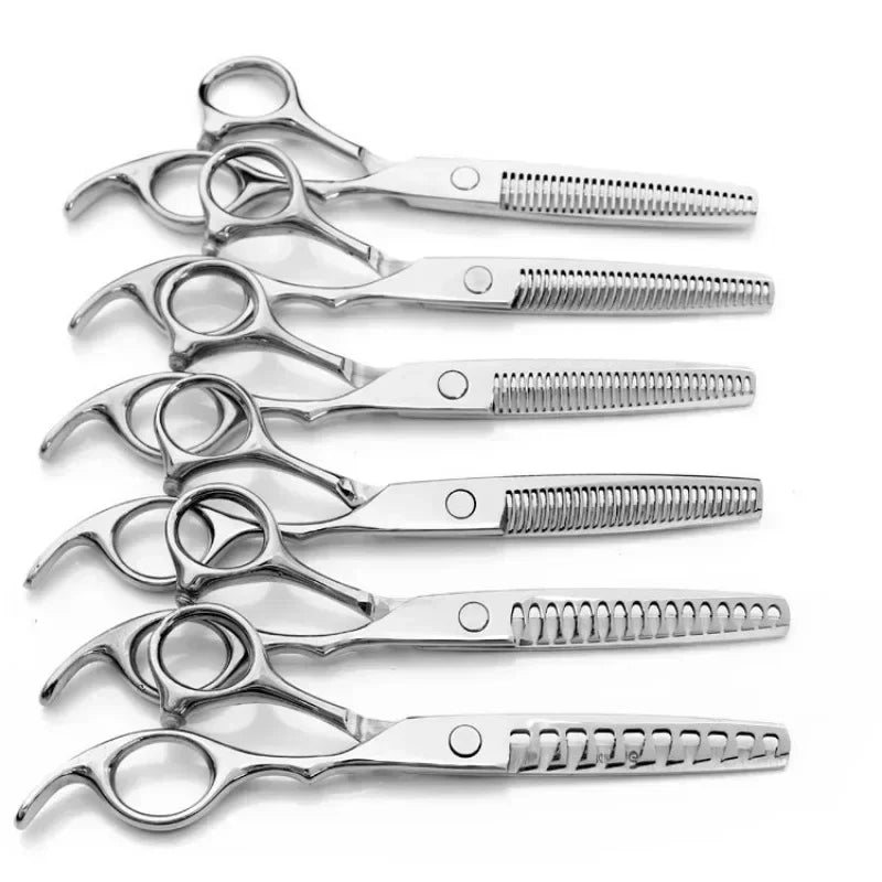 6" Stainless Steel Barber Thinning Scissors | Salon Shears