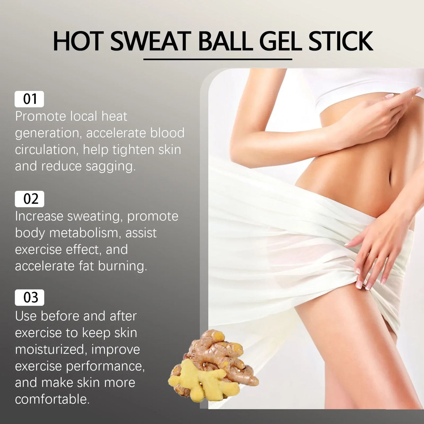 EELHOE Sweat Enhancer Slimming Stick – Body Firming Gel