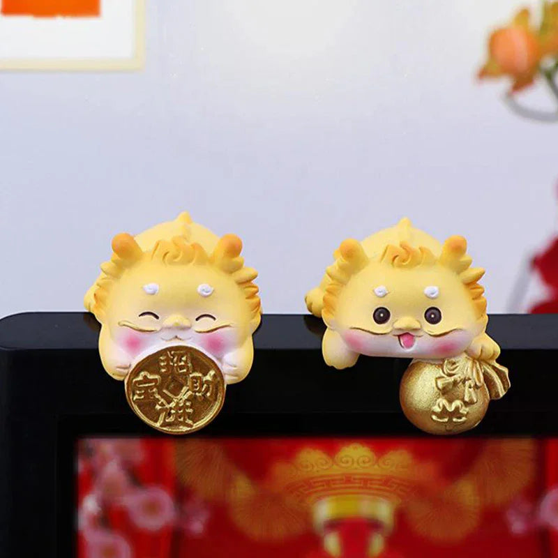 Mini Funny Resin Figurine | Cute Desk & Dashboard Sculpture