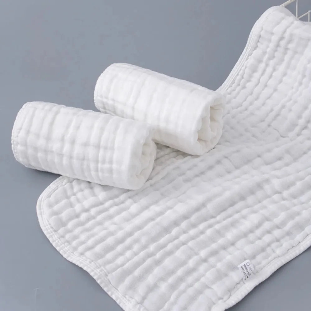 3-Pack 100% Cotton Baby Face Towels | Soft Infant Washcloths
